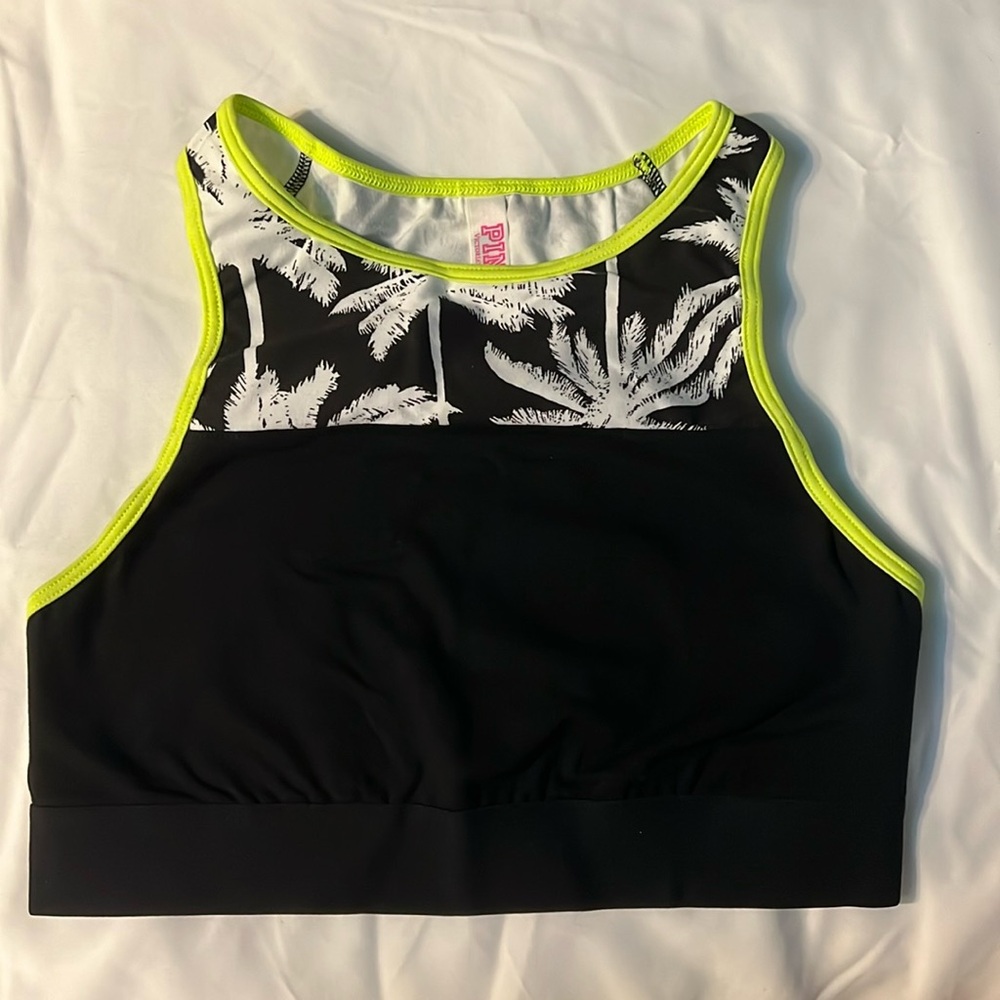 Victoria’s Secret pink palm tree bra